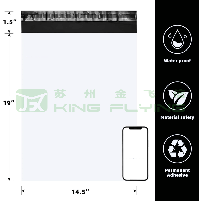 Waterproof Poly Plastic Envelope Courier Packaging Bag For Express Shipping