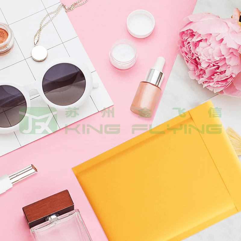 Kraft Postage Bubble Packaging Mailer With Personal Printed And Size