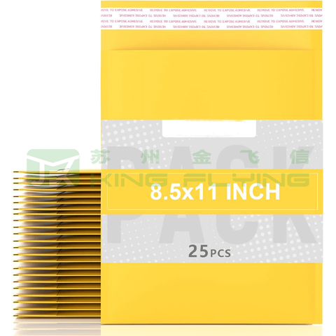 Soil-Degradable Kraft Paper Bubble Mailer For Environmentally Safe Packaging