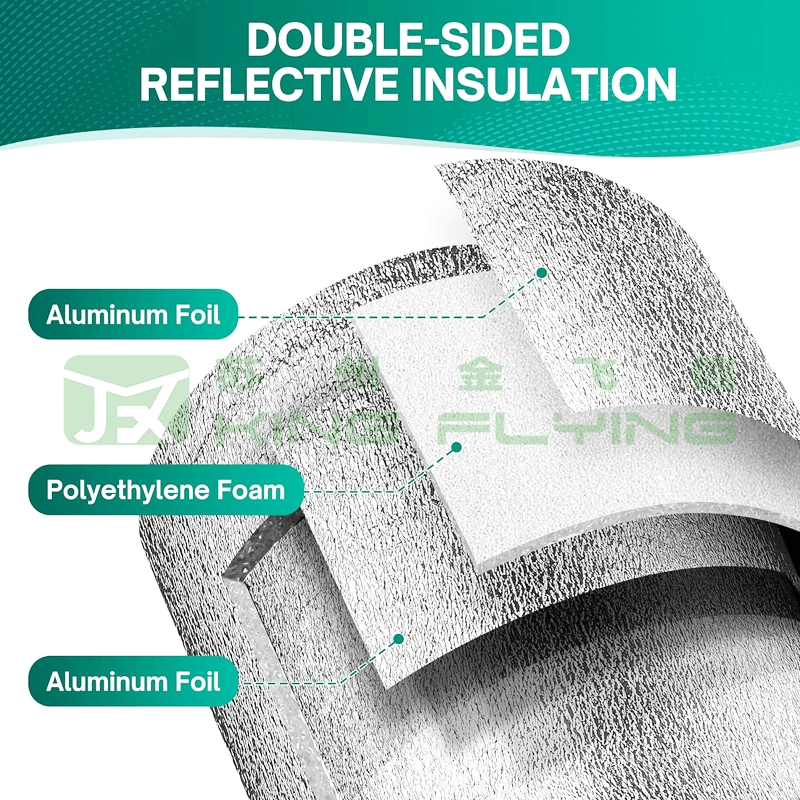 Wholesale Car Use IXPE Foam Aluminum Foil Reflective Insulation Roll