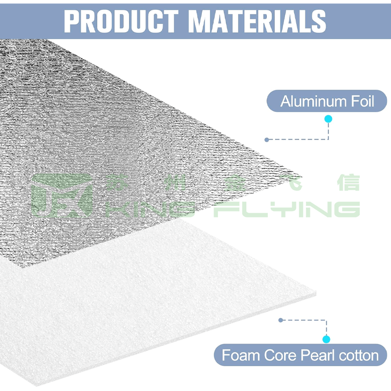 Factory Custom Aluminum Foil XPE Foam Heat Insulation Material