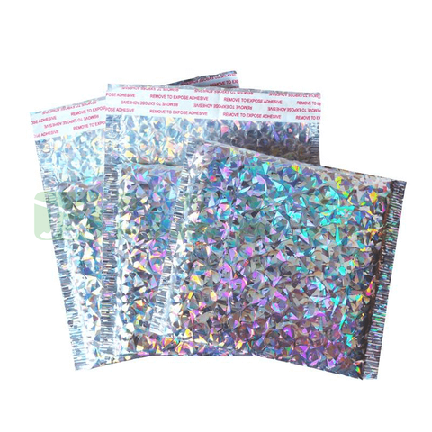 Multicolor Thermal Insulated And Shockproof Mailing Shiny Metallic Bubble Envelope