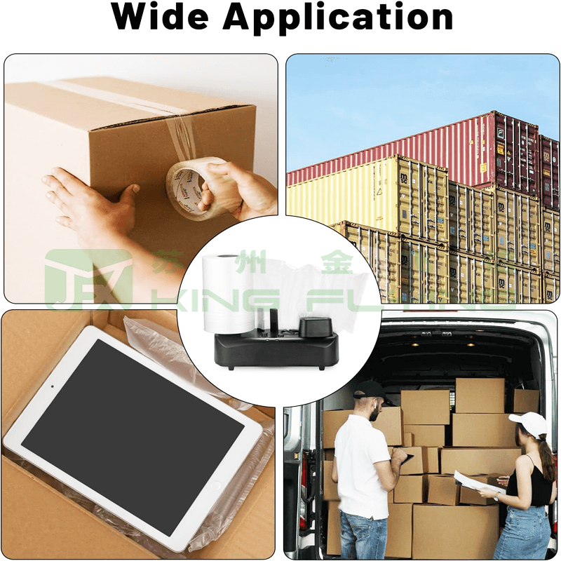 Antistatic Air Cushion Film Machine With Coil Stand