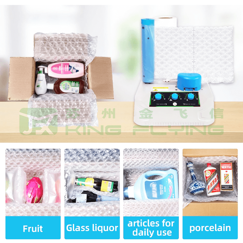 High Quality Transparent Cushion Inflatable Air Bubble Packaging Film