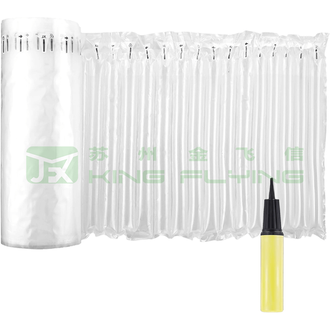 Wholesale Biodegradable Transparent Air Cushion Column Packaging Bag