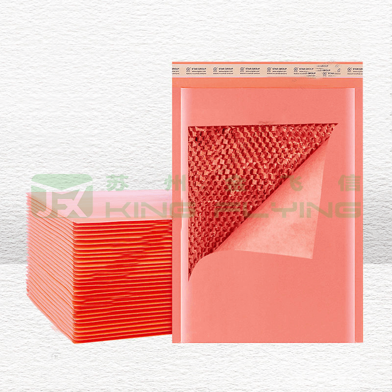 Shock Resistance Self Sealing Kraft Honeycomb Envelope For Shipping Delivery