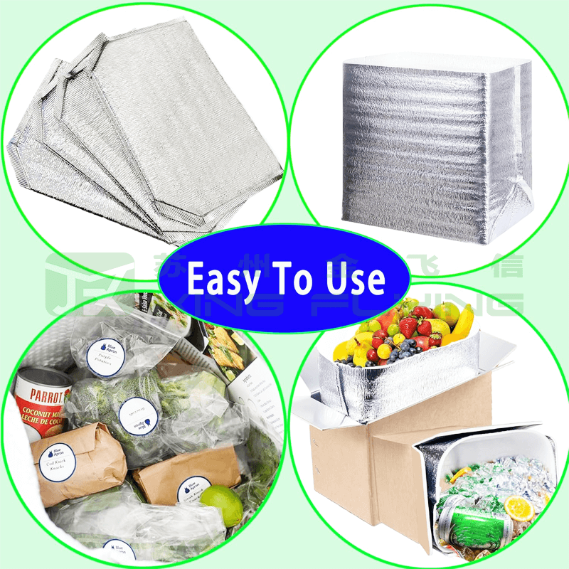 Hot Selling Pearl Cotton Heat Cold Insulation Food Packaging Bag