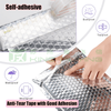 Waterproof Metallic Bubble Cushioned Shipping Bag For Small Business