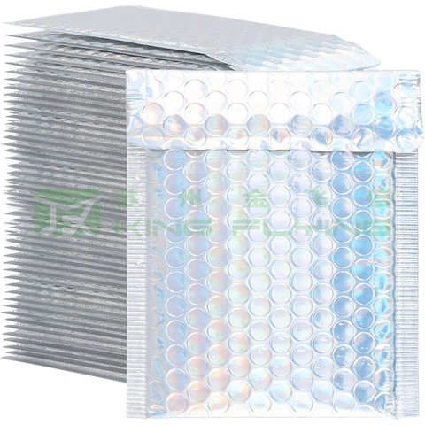 Wholesale Customized Printed Metallic Bubble Packaging Mailing Bag