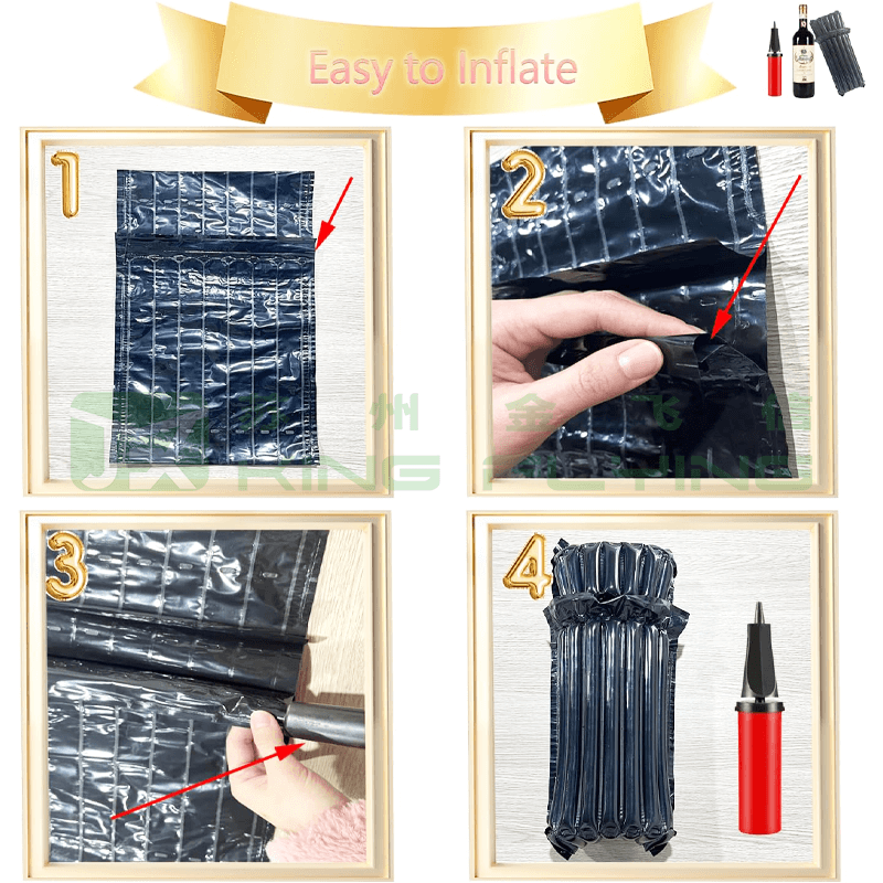 Inflatable Protective Air Column Packaging Bag With Superior Cushioning Properties