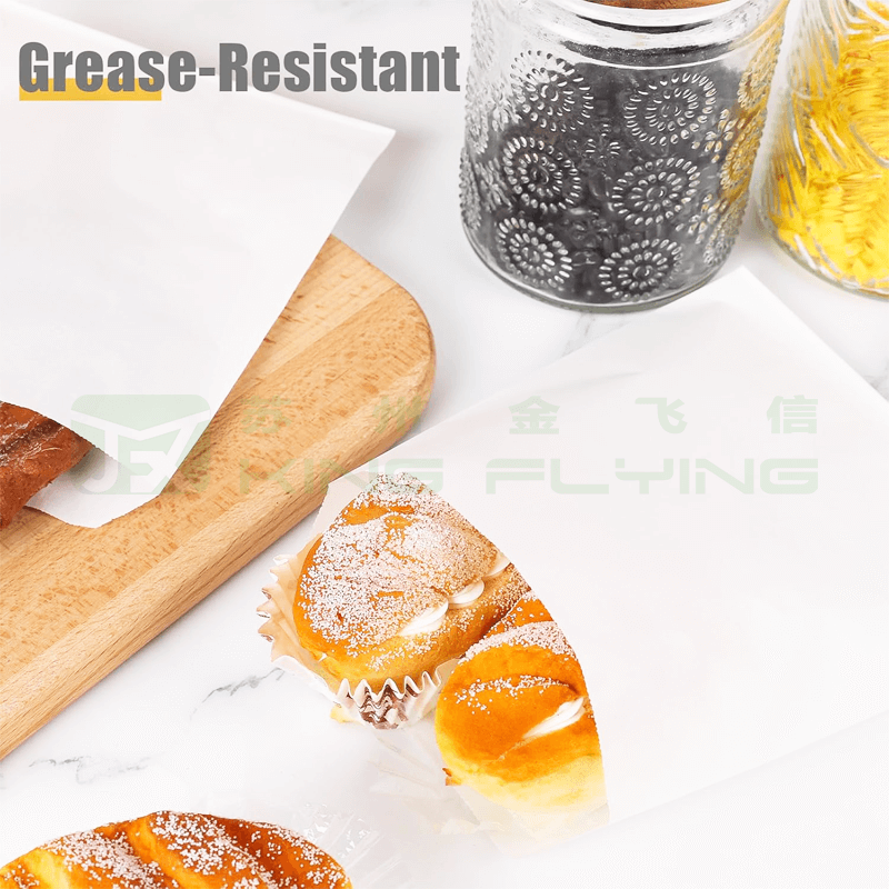 Eco-Friendly Custom Biodegradable Wax Glassine Paper Bag For Apparel Packaging