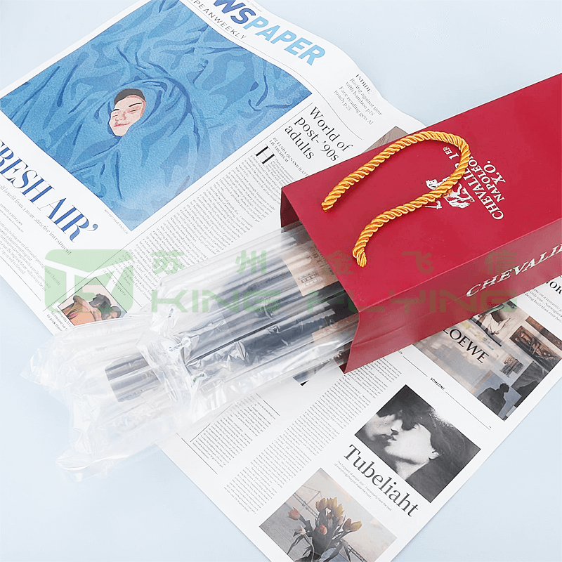 Custom Eco-Friendly Clear Plastic Inflatable Wrap Air Column Packaging Bag
