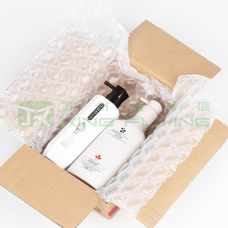 Air Bubble Cushion Wrap Packaging Void Filled Film For Shipping