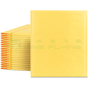 High Strength Reusable Custom Eco Friendly Kraft Paper Bubble Bag