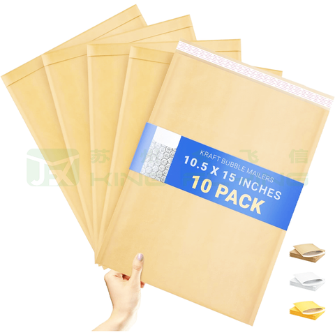 Wholesale Book Packaging Printing Kraft Paper Bubble Mailer