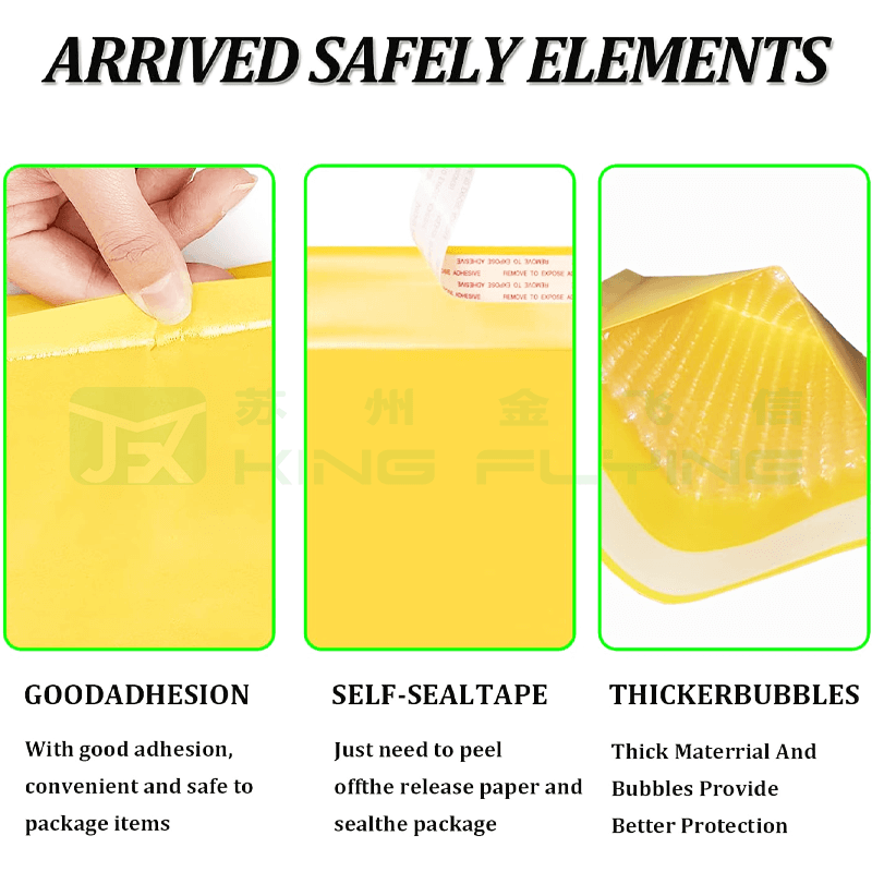 Eco-Friendly Kraft Paper Bubble Packaging Mailer For Secure Shipping