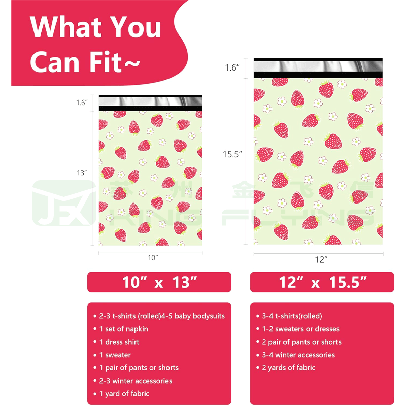 Factory Custom Plastic Courier Seal Clothes Mailing Bag