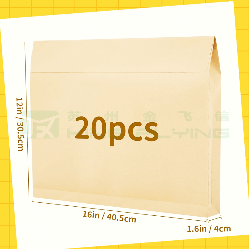 Printed Logo High Quality Kraft Paper Packaging Pouch