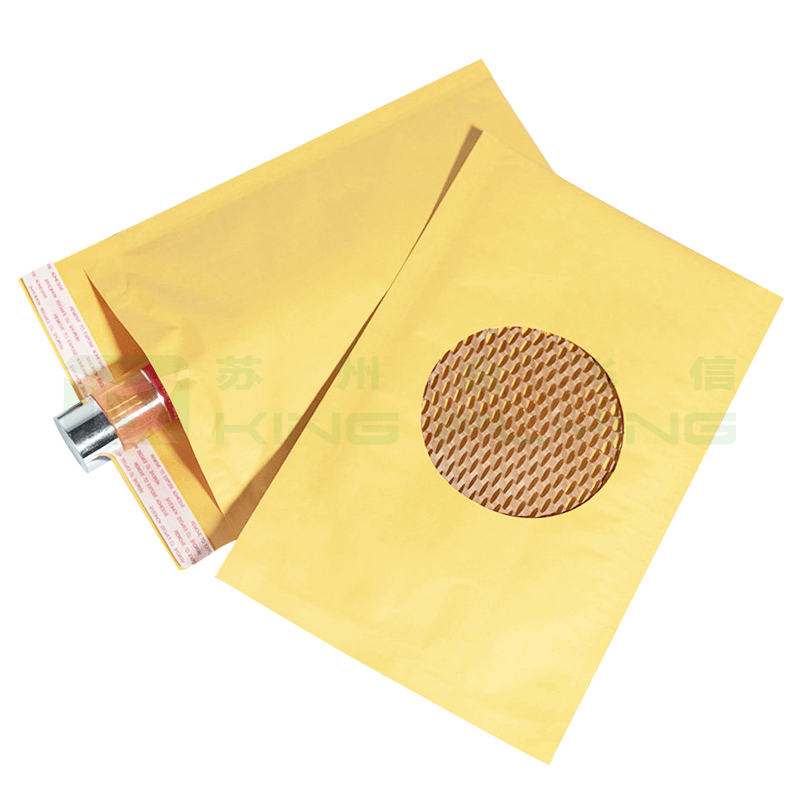 Hot Sale Kraft Paper Padded Honeycomb Recyclable Shipping Bag