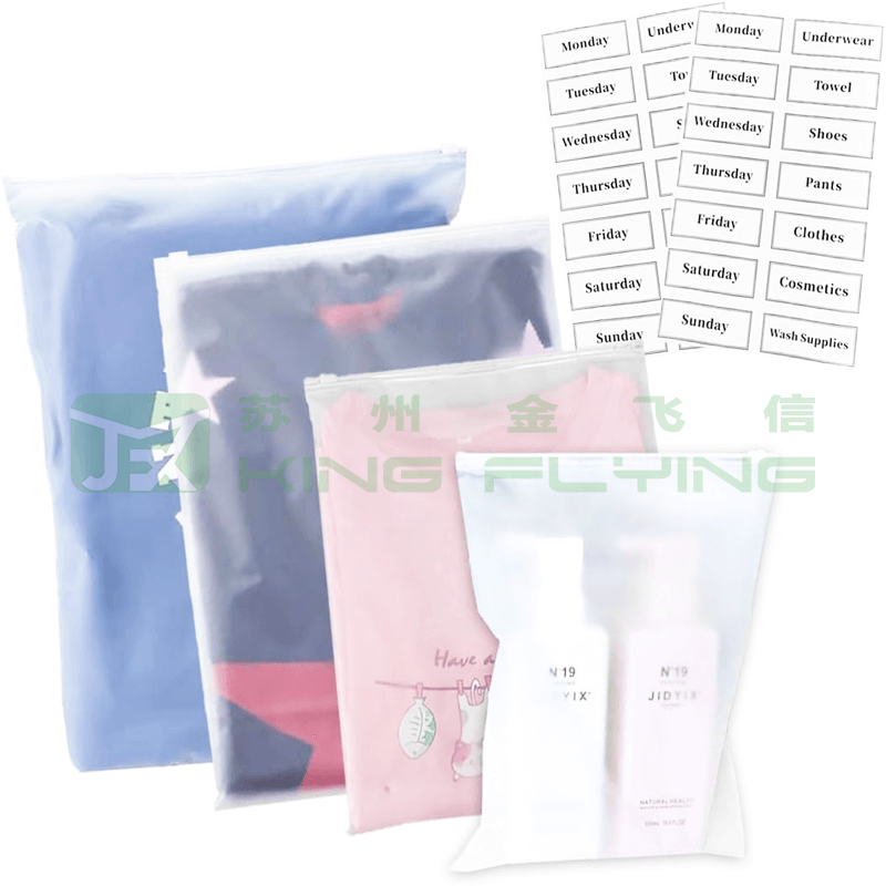 Hot Selling Eco Friendly Custom Logo Printed Plastic Zipper Bag