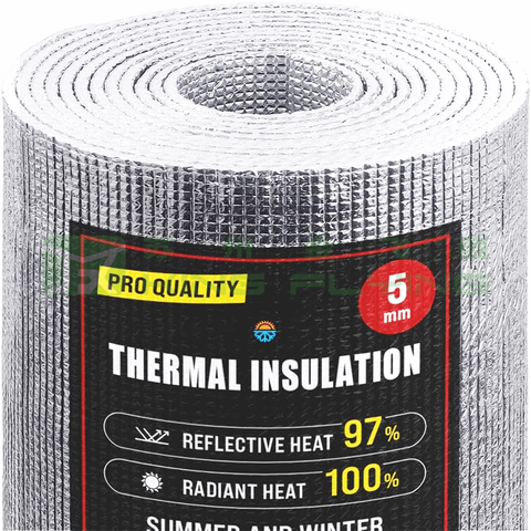 OEM Reflective Foam Insulation Closed Cell Aluminum Foil Facing Roll