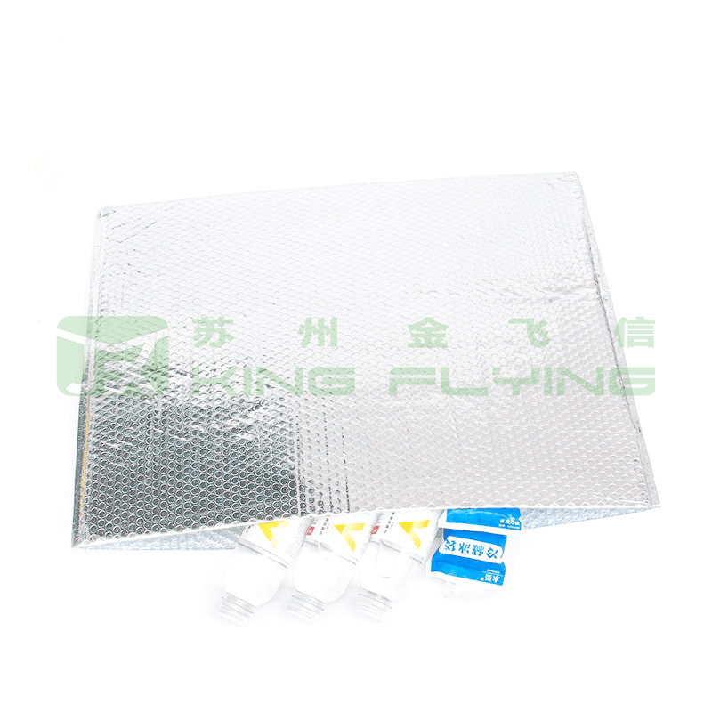 Lightweight Thermal Aluminum Bubble Bag For Meal Prep Food Packaging