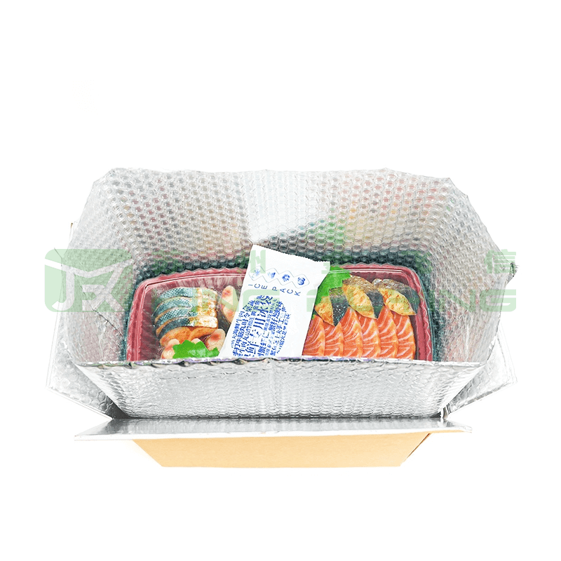 Aluminum Bubble Keep Cold Fresh Shipping Thermal Insulated Delivery Bag