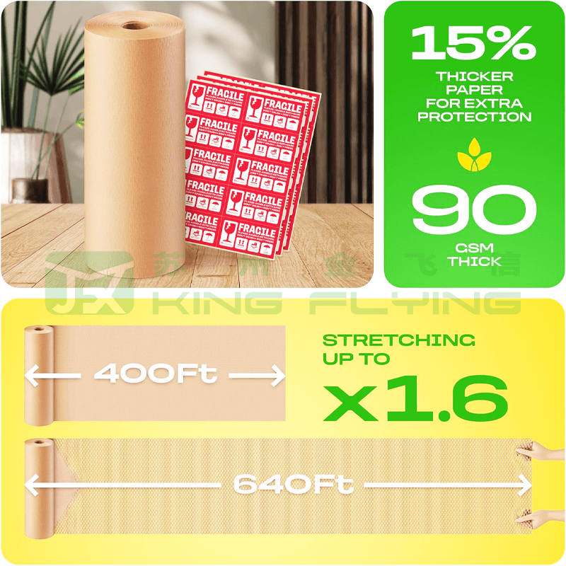 Factory Honeycomb Wrapping Packing Paper Bulk Cushioning Roll