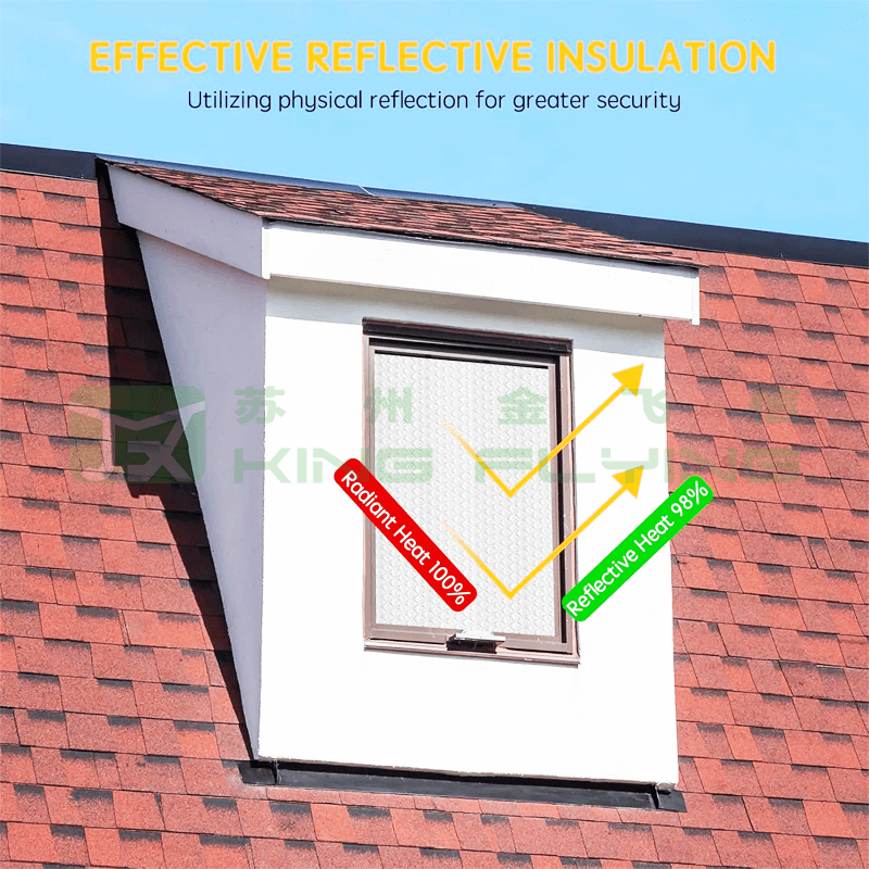Hot Product Sun Reflection Double Sided Aluminum Foil Bubble Material