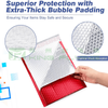 Free Sample Cosmetic Aluminum Metallic Bubble Packaging Mailer