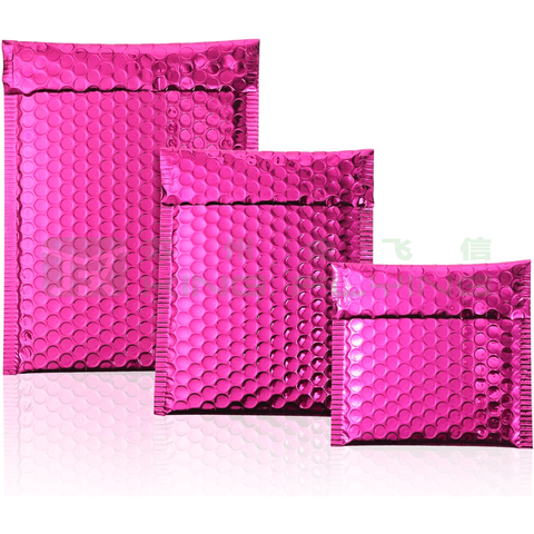 Custom Design Popular Pattern Printed Shipping Metallic Bubble Mailer
