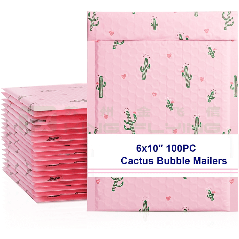 Custom Logo Poly Bubble Shipping Bag For E-Commerce Gifts Packaging