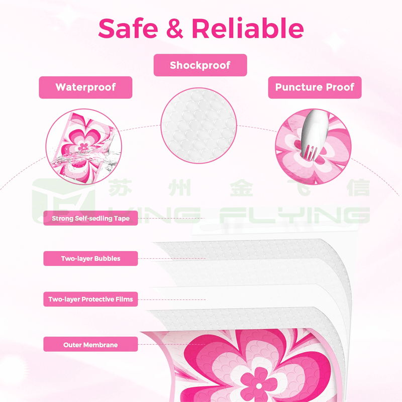 Durable Poly Bubble Bag With Self-Sealing Feature For Safe Packaging