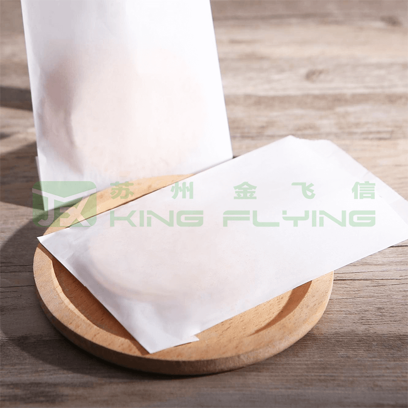 Custom Printed Glassine Biodegradable Packaging Paper Bag For Clothing Socks