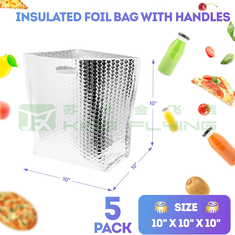 Summer Ice Cream Savior Aluminum Bubble Cold Chain Thermal Bag