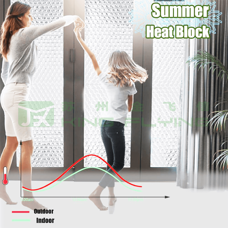 Double Bubble Building Reflective Aluminum Foil Roof Heat Insulation Material