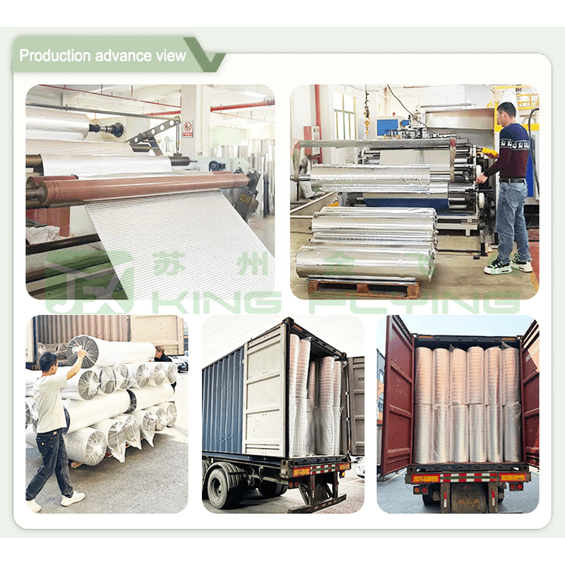 Aluminum Foil Closed Cell Polyethylene Fireproof Foam Insulation Material