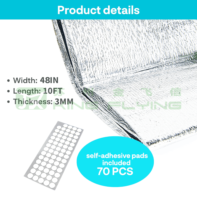 Heat Resistant Laminated Thermal Aluminum Foil Epe/Xpe Foam Insulation Material