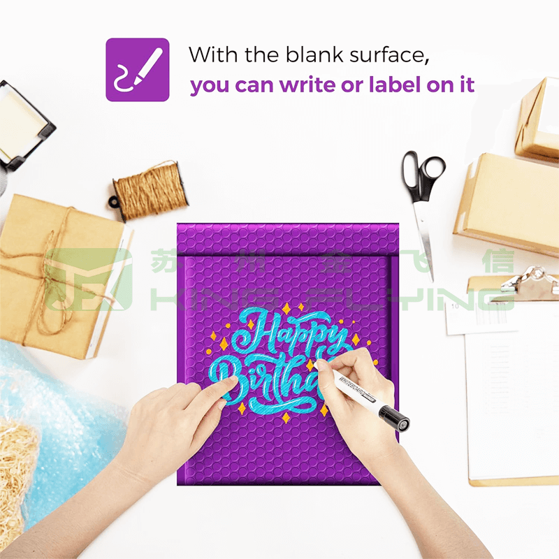 Custom Shipping Courier Bubble Self-adhesive Padded Packaging Envelope