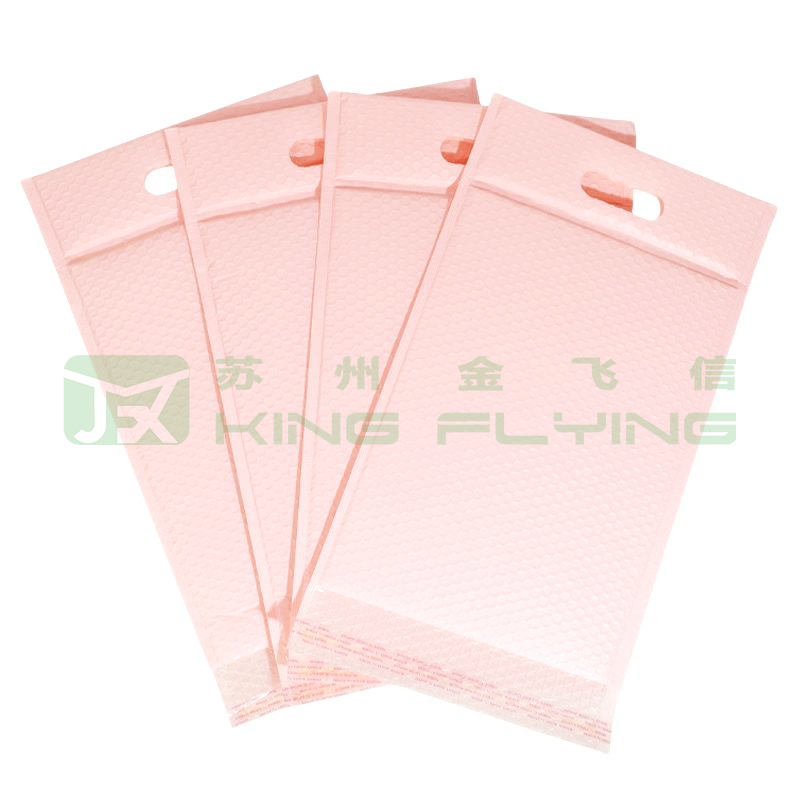 Poly Bubble Waterproof Self-adhesive Express Packaging Mailer With Handle