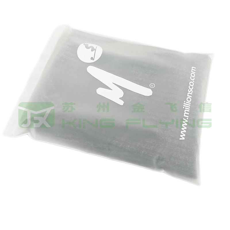 Wholesale Matte Frosted Plastic Slider Zipper Bag For Clothing Packaging