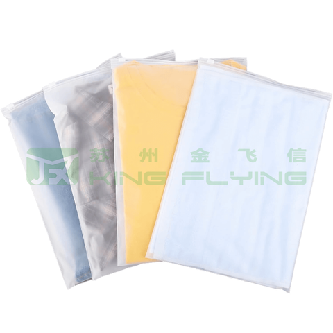 High Qality Printed Bag With Zipper Lock For Clothing Packaging