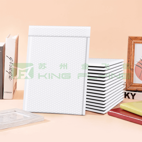 Self-Sealing Plastic Poly Bubble Bag For Convenient Small Item Packaging