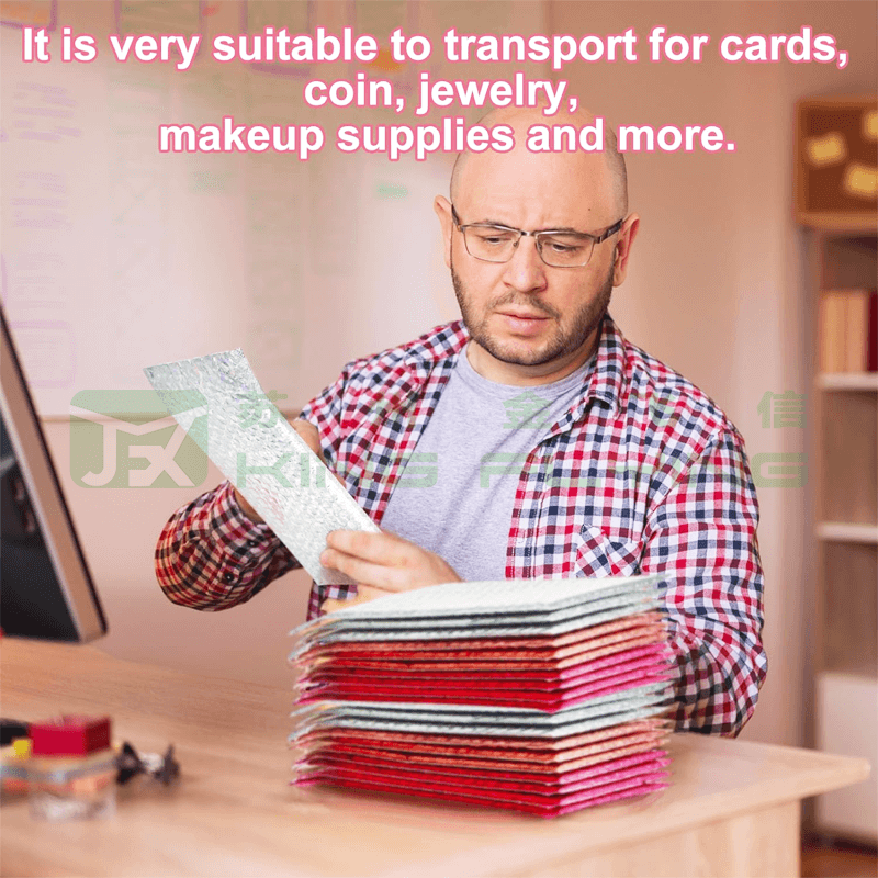 High Repurchase Shipping Logo Custom Made Wholesale Metallic Bubble Envelope