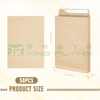 Biodegradable Recycled Custom Printed Thick Express Kraft Paper Packaging Bag
