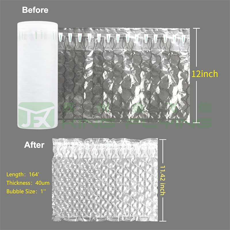 Plastic Packaging Bubble Roll Wrap Hulu Inflatable Air Cushion Film