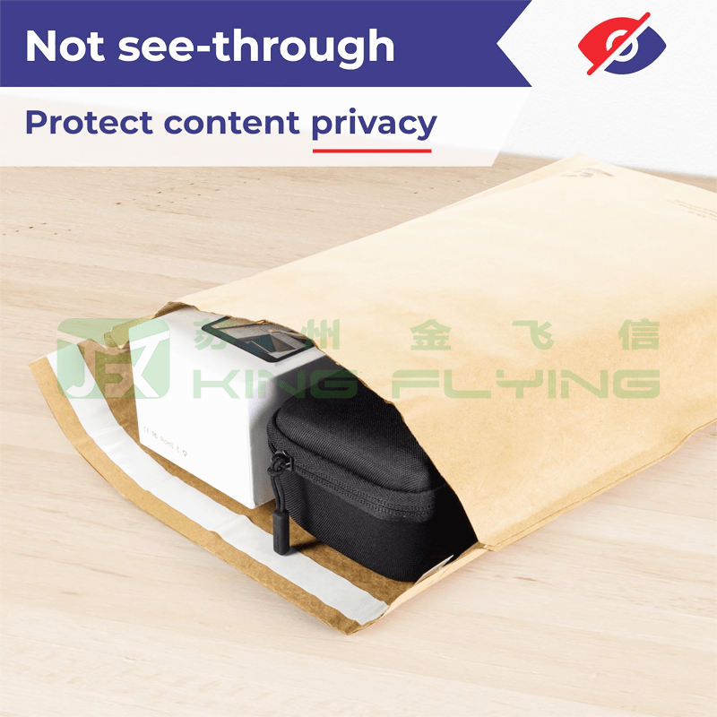 Eco-Friendly Compostable 100% Biodegradable Honeycomb Kraft Padded Paper Packaging Mailer