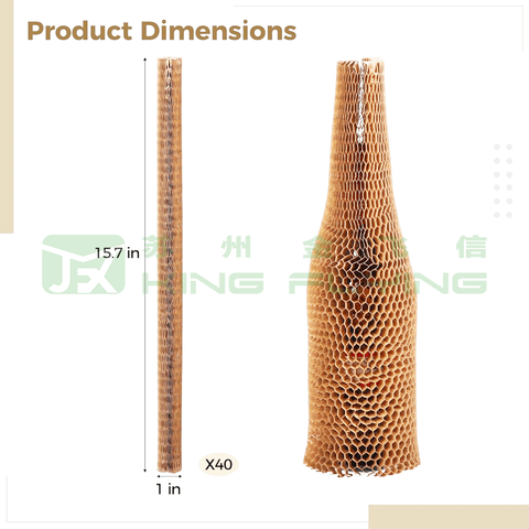 Recyclable Kraft Honeycomb Paper Roll For Christmas Wrapping