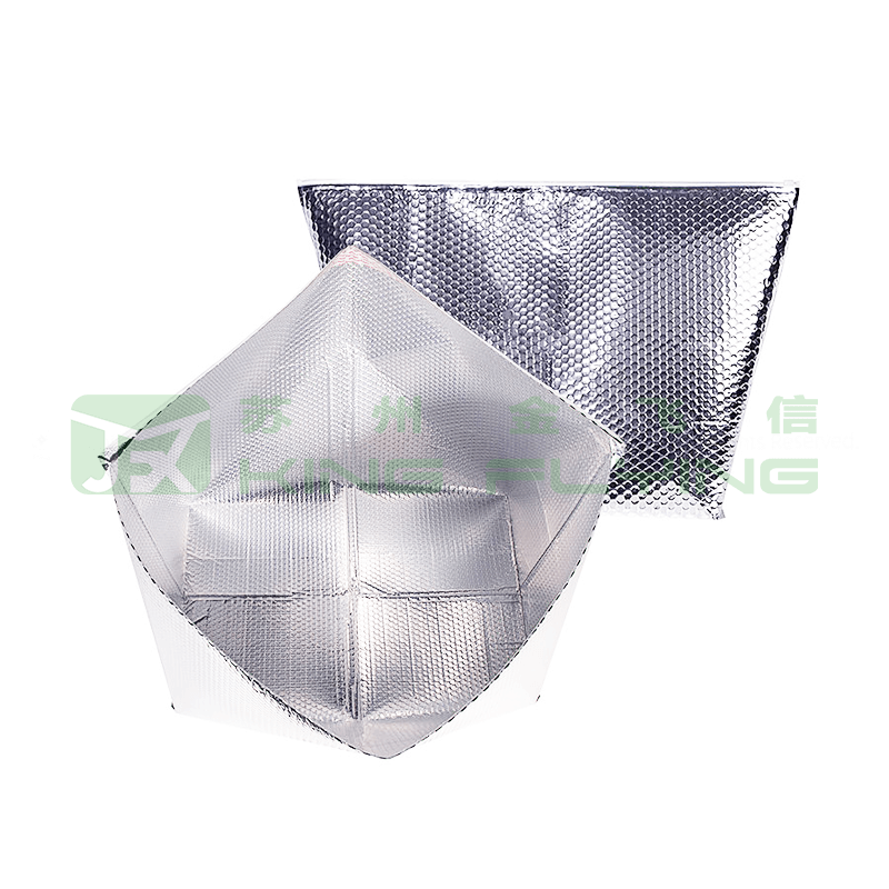 Insulated Foil Bubble Disposable Hot Cold Thermal Food Packaging Bag