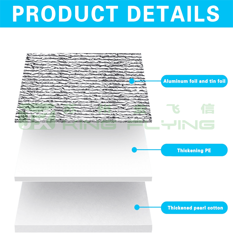 Aluminum Film Pearl Cotton Packaging Takeaway Insulation Refrigerated Cooler Bag